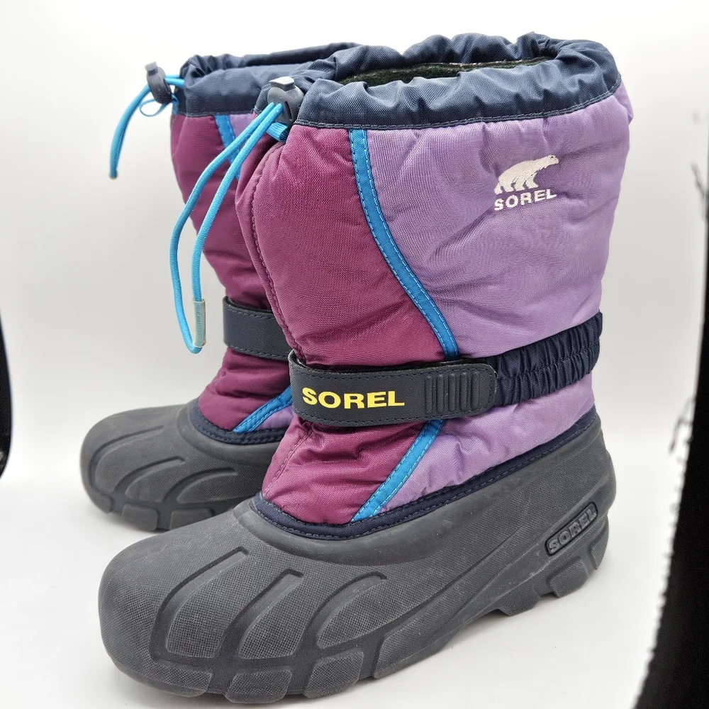 Sorel Flurry kids snow boots size 5